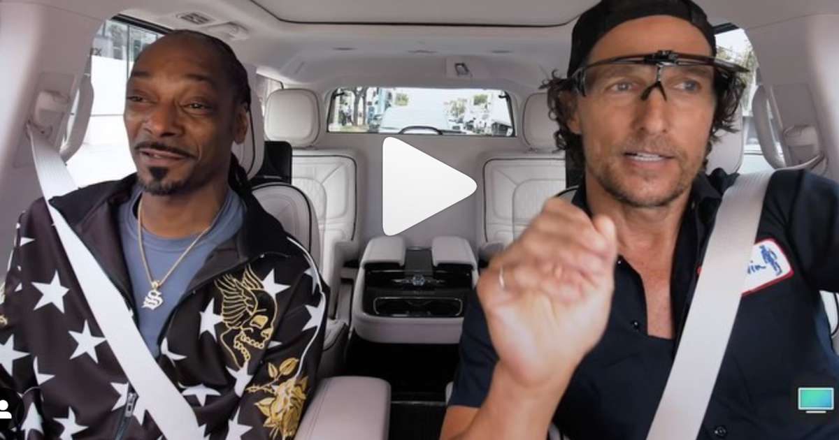 Snoop Dogg and Matthew McConaughey “Duetin” Together in Car