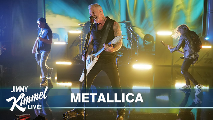 Metallica Kicks Off “Jimmy Kimmel Live!” Residency