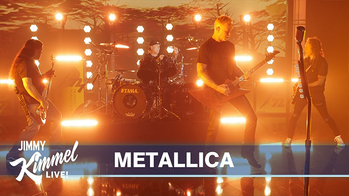 Metallica Performs “Master of Puppets” on “Jimmy Kimmel Live!”