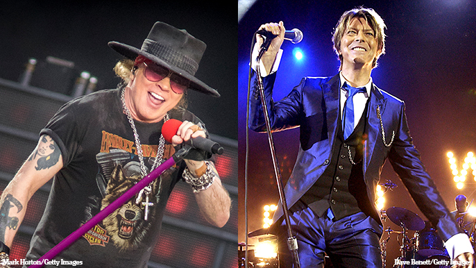 Axl Rose Once Allegedly Threatened to Kill David Bowie