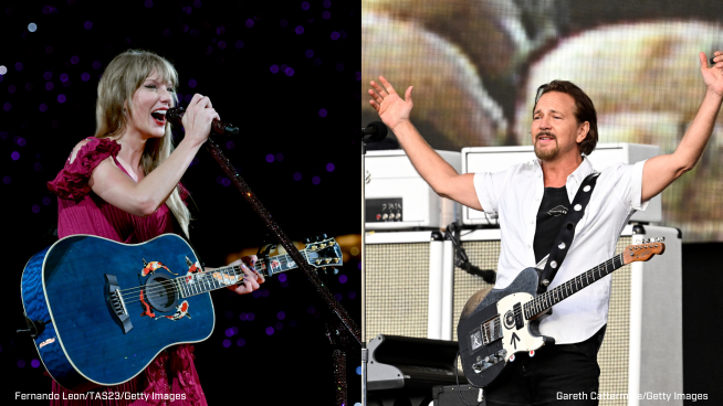 Eddie Vedder Attends Taylor Swift Show, Dresses Like a Swiftie