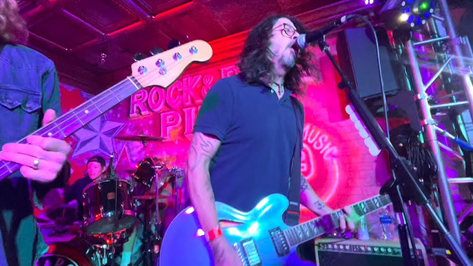 Dave Grohl, Shane Hawkins Join Taylor Hawkins Side Project Chevy Metal at Bowling Alley