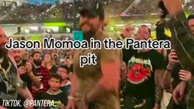 Jason Momoa Spotted in Mosh Pit During Pantera’s Set Opening for Metallica