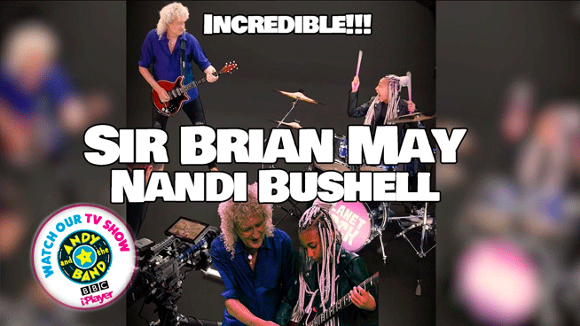 Brian May And Nandi Bushell Jam Together