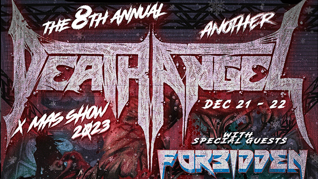 Catch Death Angel’s Xmas Shows LIVE Online Featuring Two Different Sets