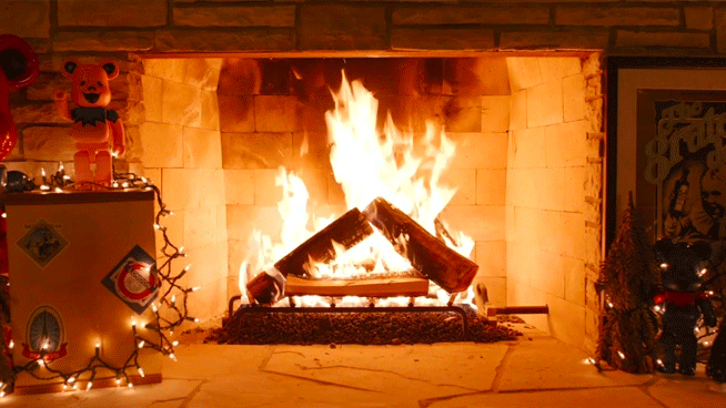 Grateful Dead Yule Log Streaming On YouTube