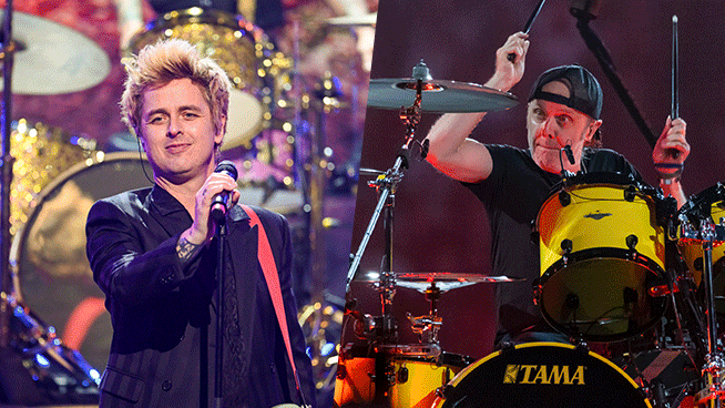 Billie Joe Armstrong Salutes Metallic Drummer Lars Ulrich