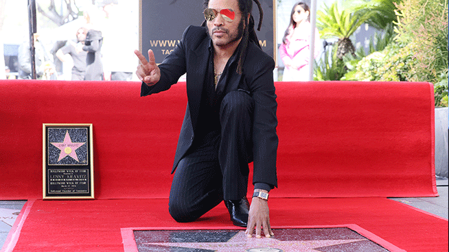 Lenny Kravitz Gets Star