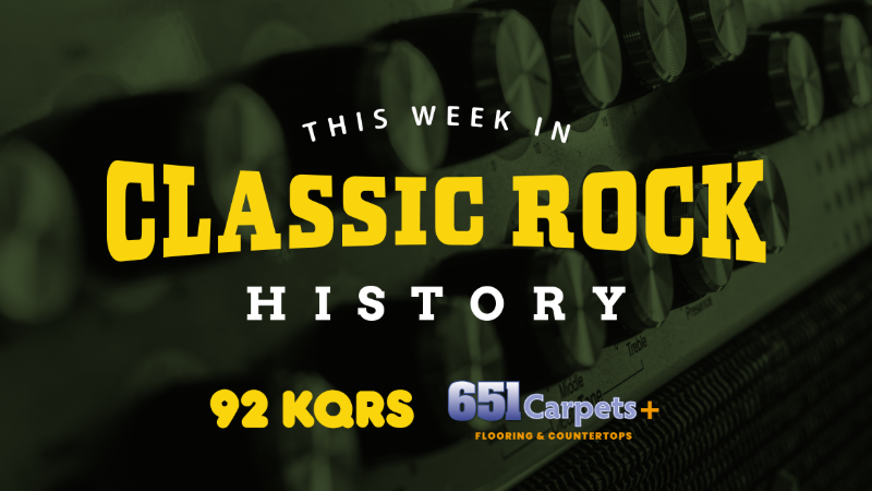 This Week In Classic Rock History