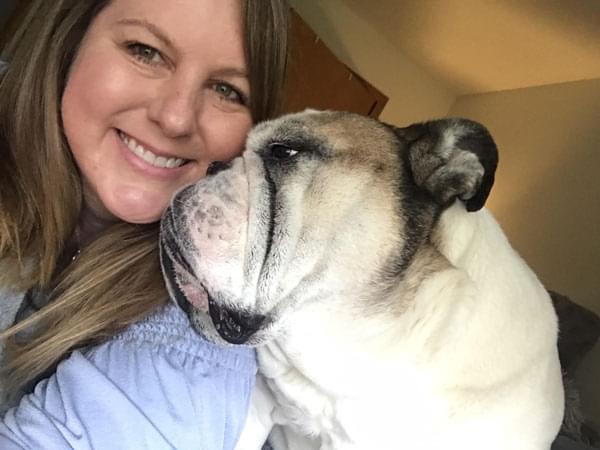 Listener Jenny and her pup Tyson