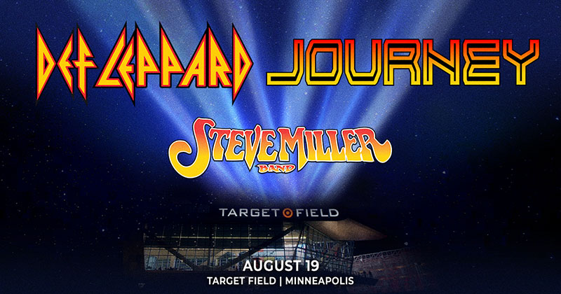 AUG 19: Def Leppard, Journey & Steve Miller Band