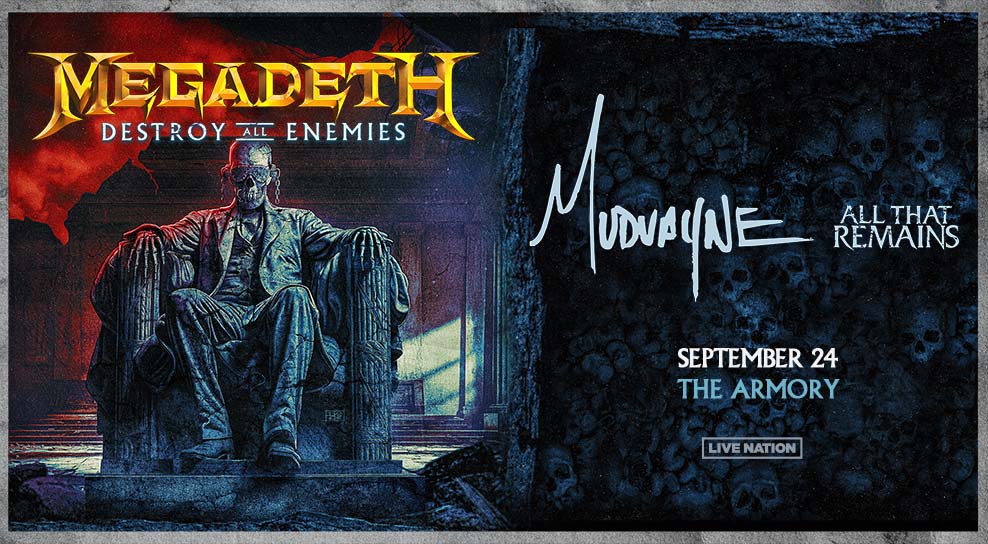 SEP 24: 93X presents Megadeth & Mudvayne with All That Remains