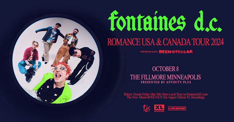 OCT 8: Fontaines D.C. with special guest Been Stellar