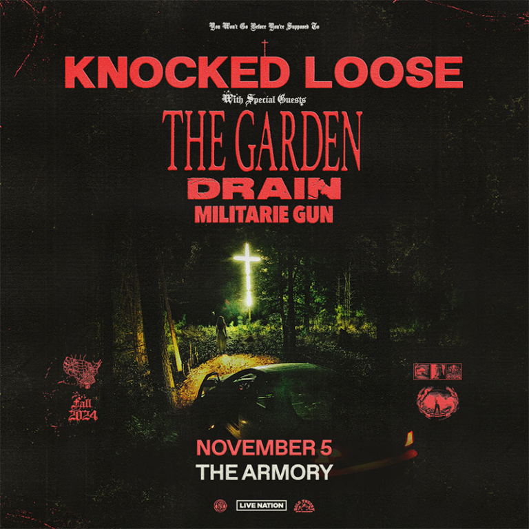 NOV 5: 93X & The Pit on 93X Presents: Knocked Loose with special guests The Garden, Drain & Militarie Gun