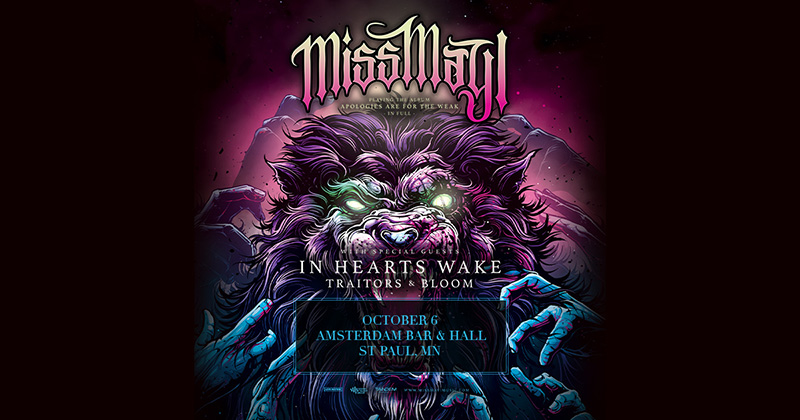 OCT 6: Miss May I with special guests In Hearts Wake, Traitors, Bloom