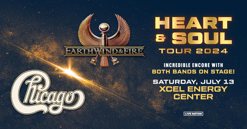 JUL 13: Earth, Wind & Fire and Chicago