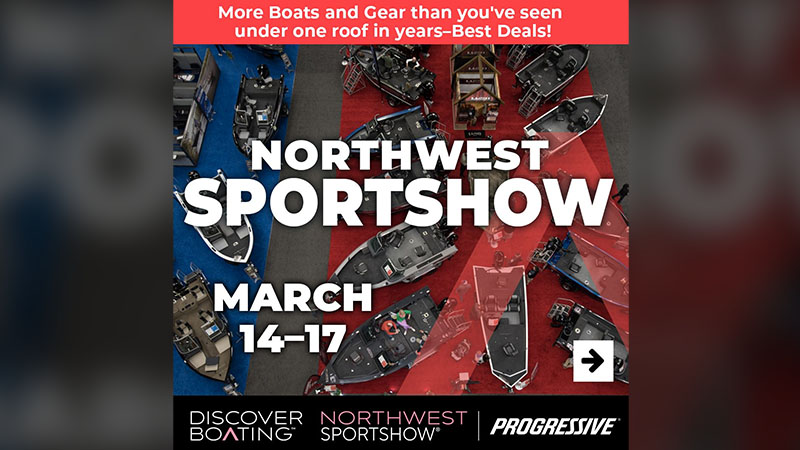 MAR 14-17: Discover Boating Northwest Sportshow in partnership with Progressive Insurance