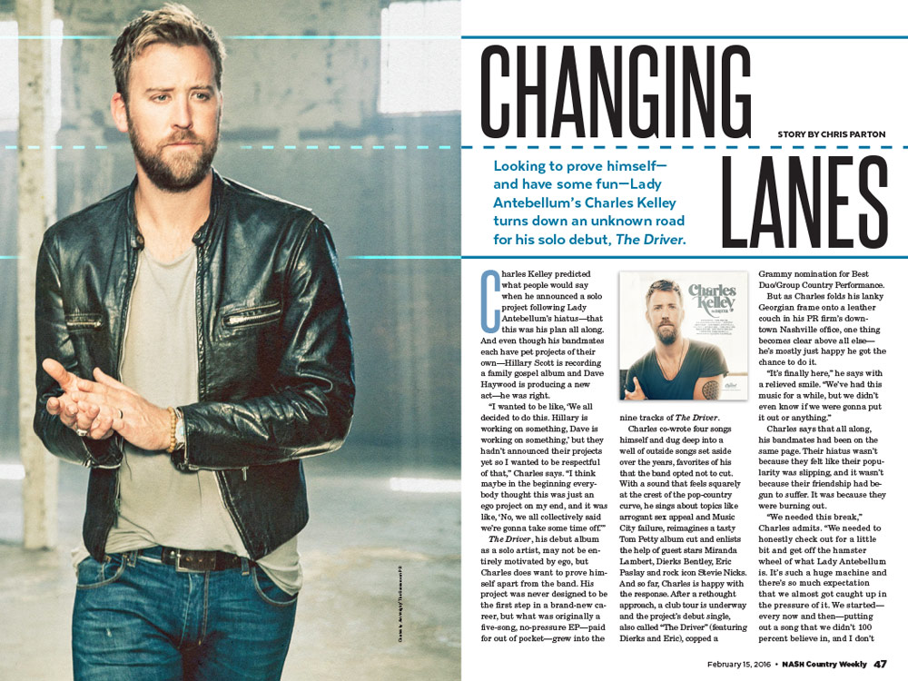 Charles Kelley: Changing Lanes