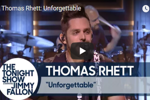 Watch Thomas Rhett Take on the “Tonight Show”