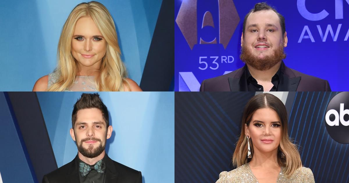 CMA Awards Announce First Round of Performers, Including Miranda Lambert, Luke Combs, Maren Morris, Thomas Rhett & More