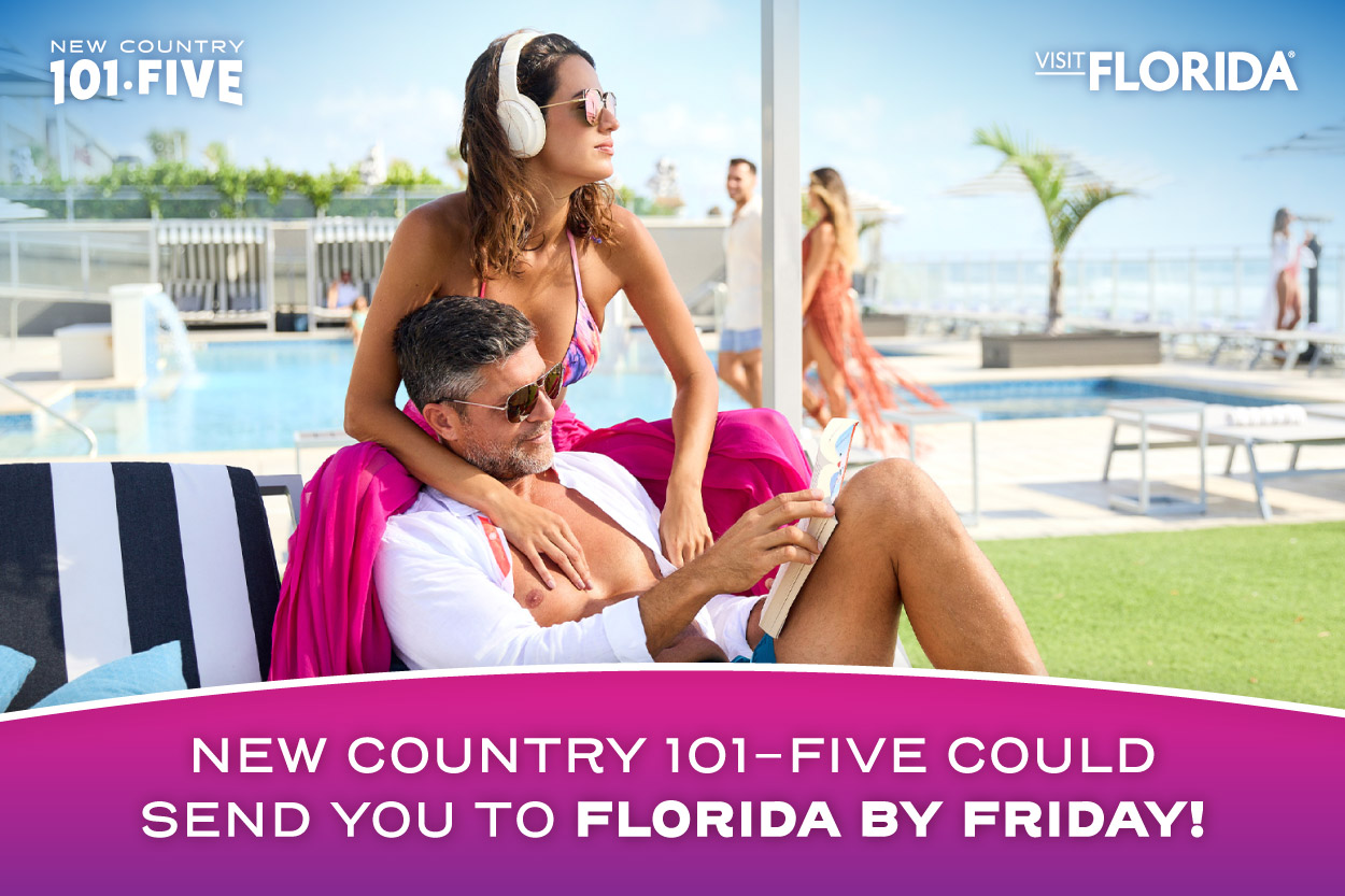 New Country 101-FIVE Could Send You to Florida by Friday!