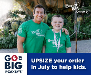 GO BIG at Zaxby’s in July!