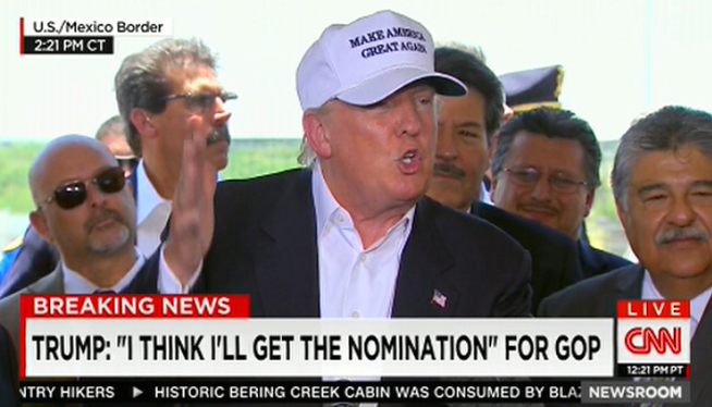 LISTEN: Donald Trump at the Border: ‘I’ll Win the Hispanic Vote’