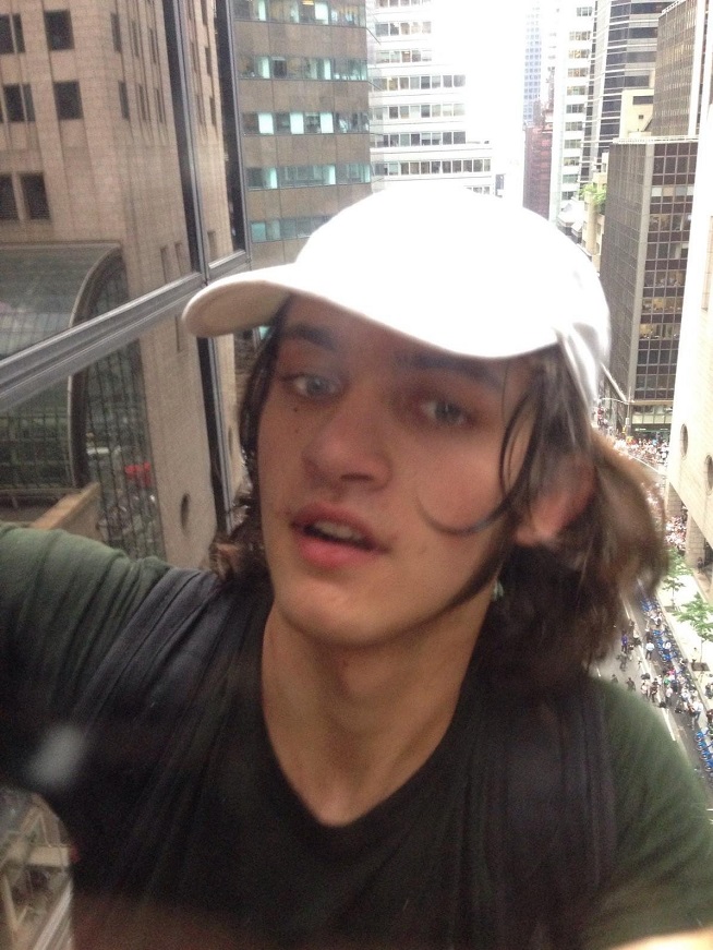 This man was scaling Trump Tower using giant suction cups.