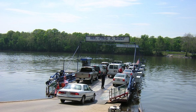 White’s Ferry Closed After Car Drives Over It