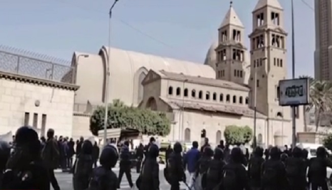 WATCH: Cairo Cathedral Blast: Mourners Take to the Streets