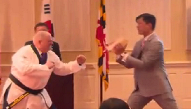 MUST SEE VIDEO: Gov. Hogan Channels Inner Karate Kid