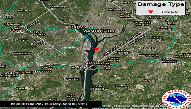 LISTEN: Two Tornadoes Touch Down in D.C. Area Yesterday