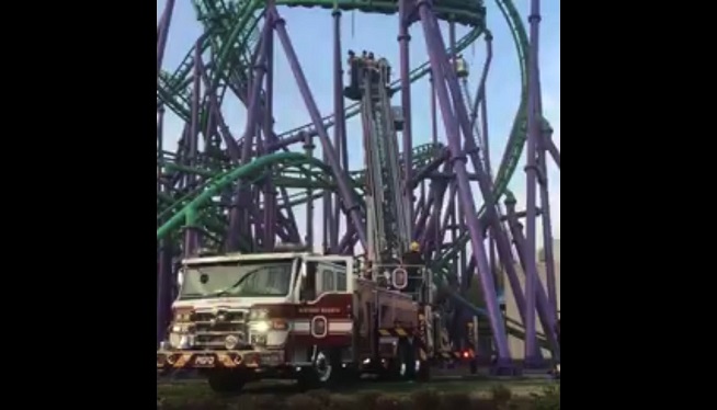 WATCH and LISTEN: People Stuck on Six Flags Roller Coaster Thursday Have Grounds to Sue