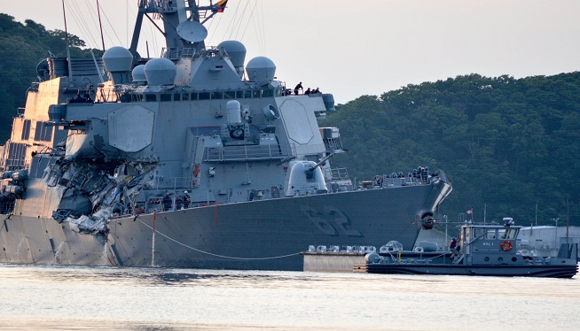 Funeral For Sailor Who Died Aboard USS Fitzgerald Held in MD