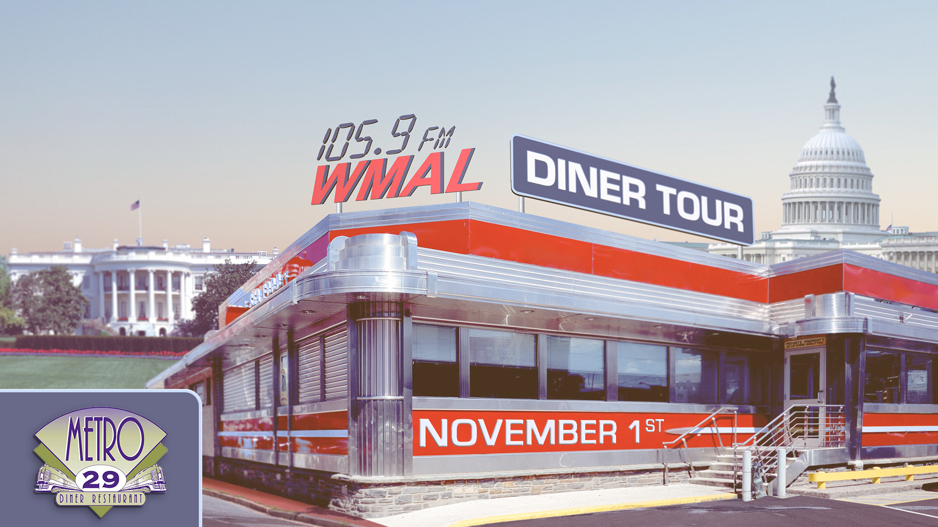 Mornings On The Mall Diner Tour 2019 – 11/1/19