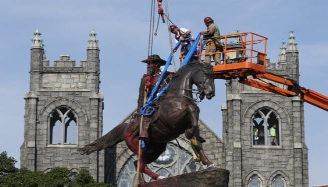 Richmond Removes Statue Of Confederate Gen. J.E.B. Stuart