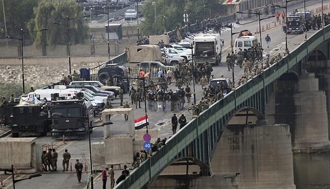 Iraqi military says 4 rockets land in Baghdad’s Green Zone