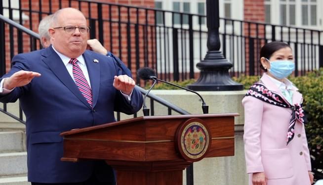 Maryland officials renew Hogan criticism on 500K virus tests