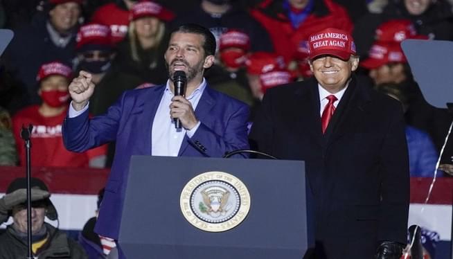 President Trump tweets Don Jr doing well after Coronavirus infection