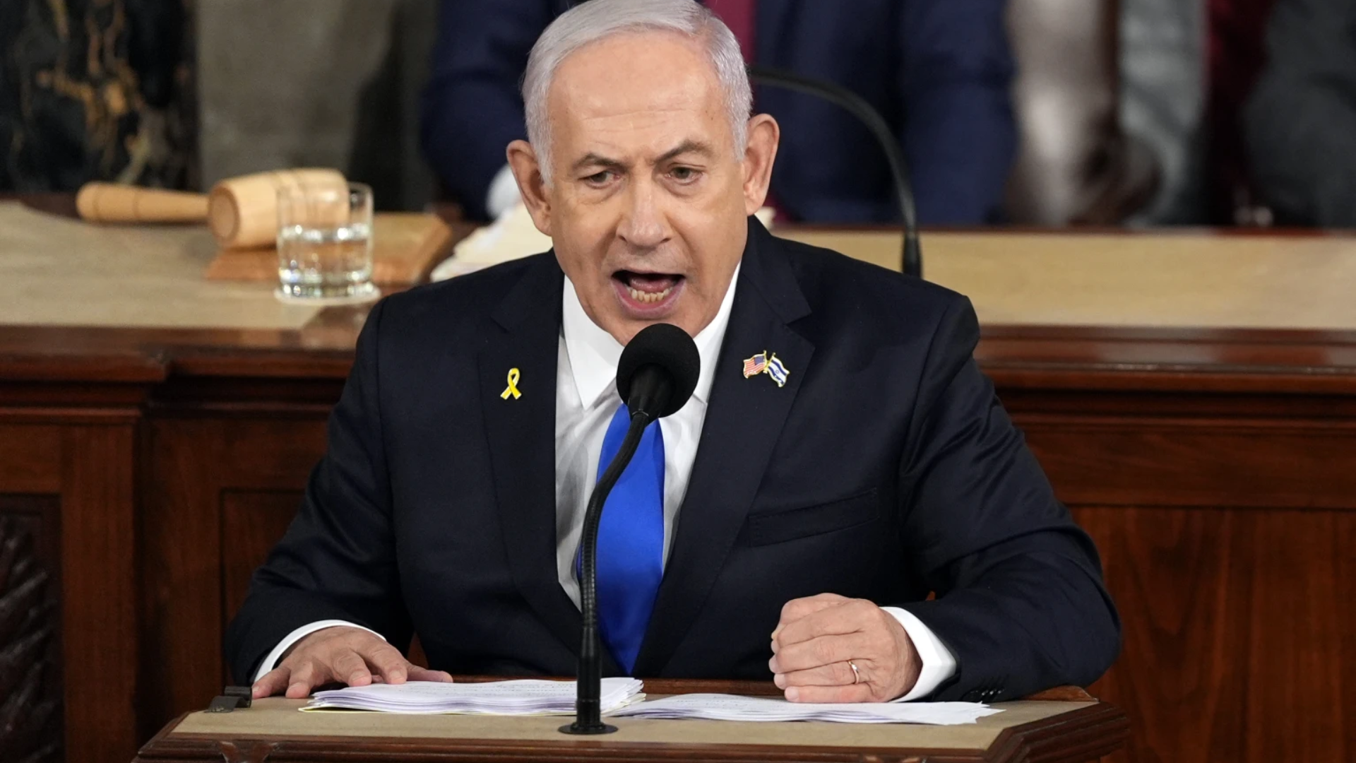 In fiery speech to Congress, Netanyahu vows ‘total victory’ in Gaza and denounces US protesters