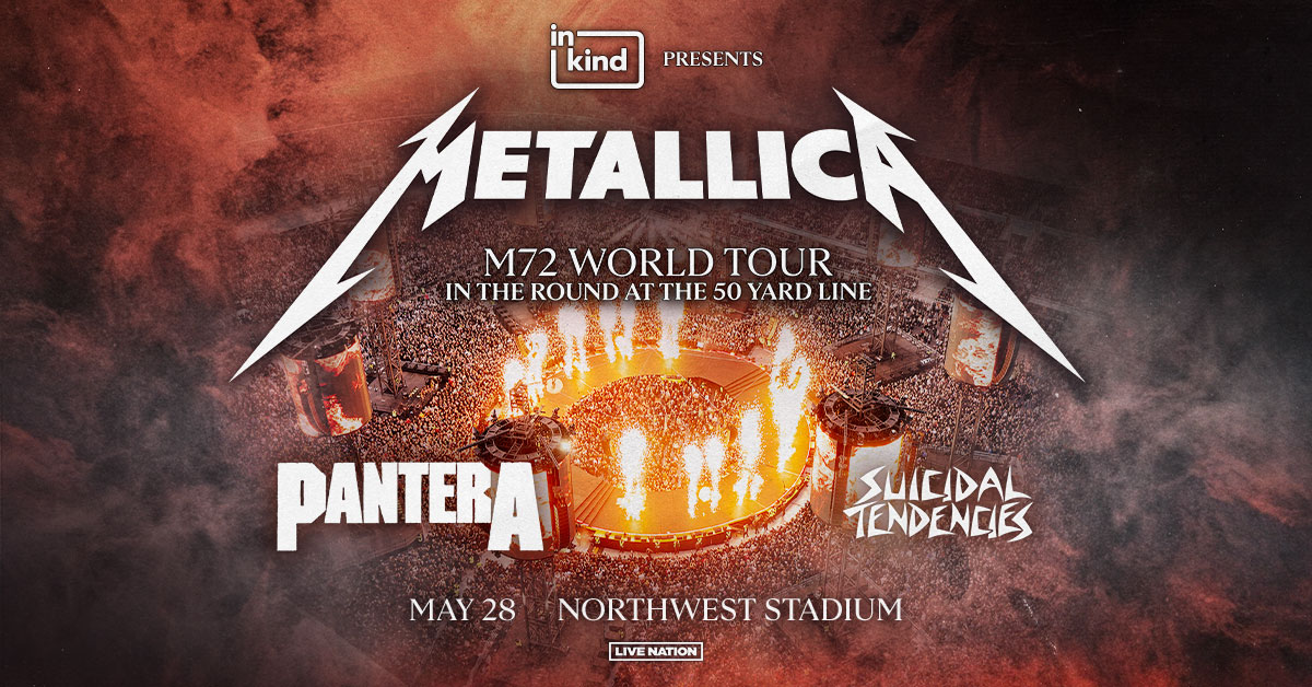 Win Tickets to See Metallica at Commanders Fields on 5/28/25!