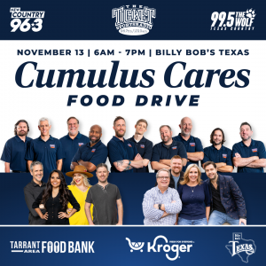Cumulus Cares Food Drive @ Billy Bob’s Texas | 11.13.25