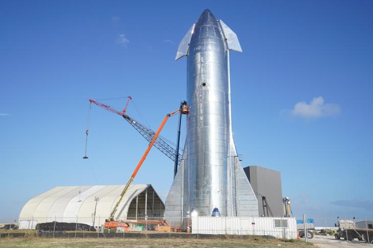 Space-X is working on a new spacecraft at its Texas facility