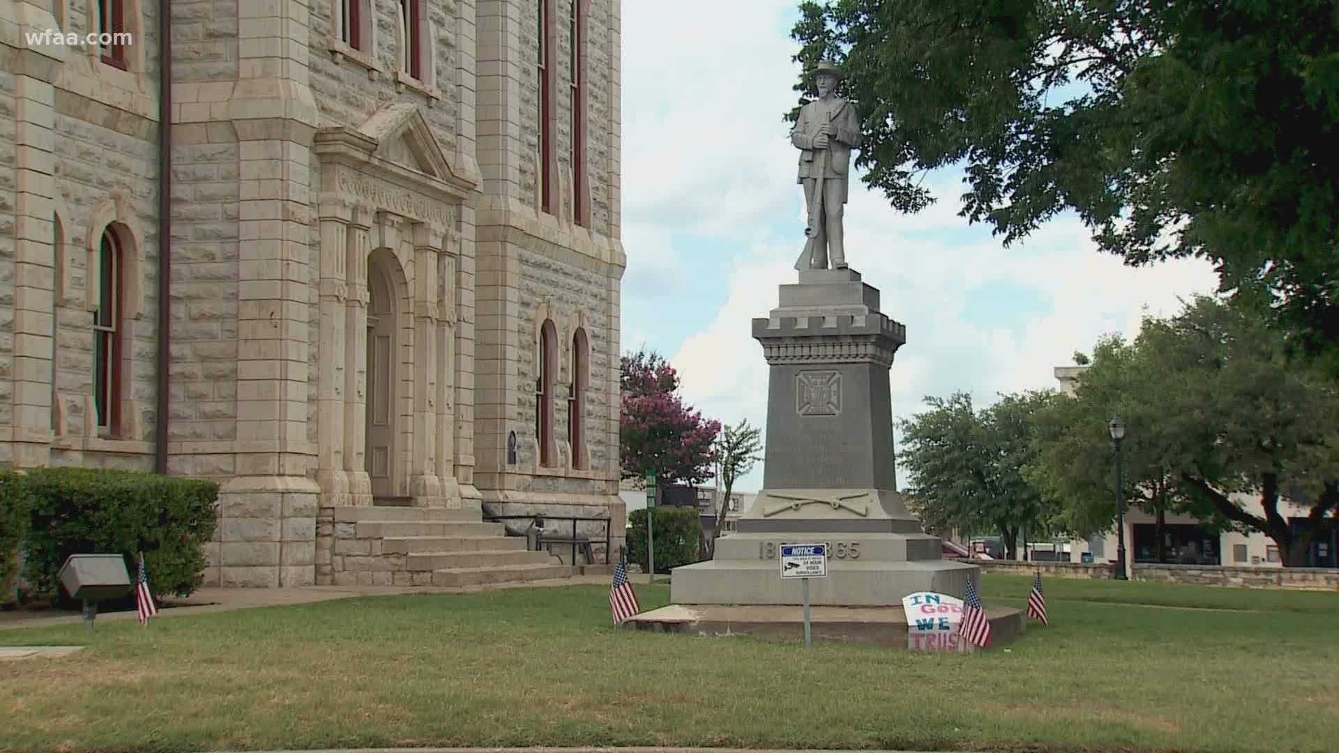 Parker County Commissioners Vote to Keep Confederate Statue