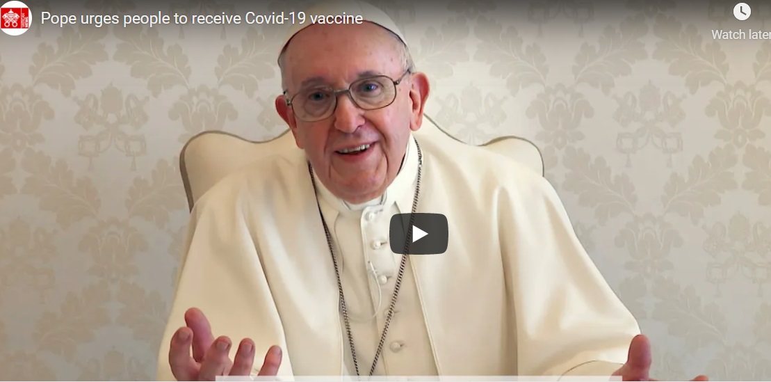 Pope Francis: “Vaccines are safe, effective and an act of love”
