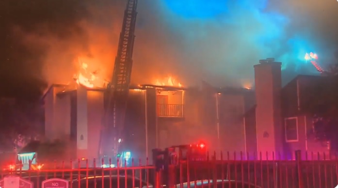 Massive Apartment Fire Displaces 23 Families in Northeast Dallas