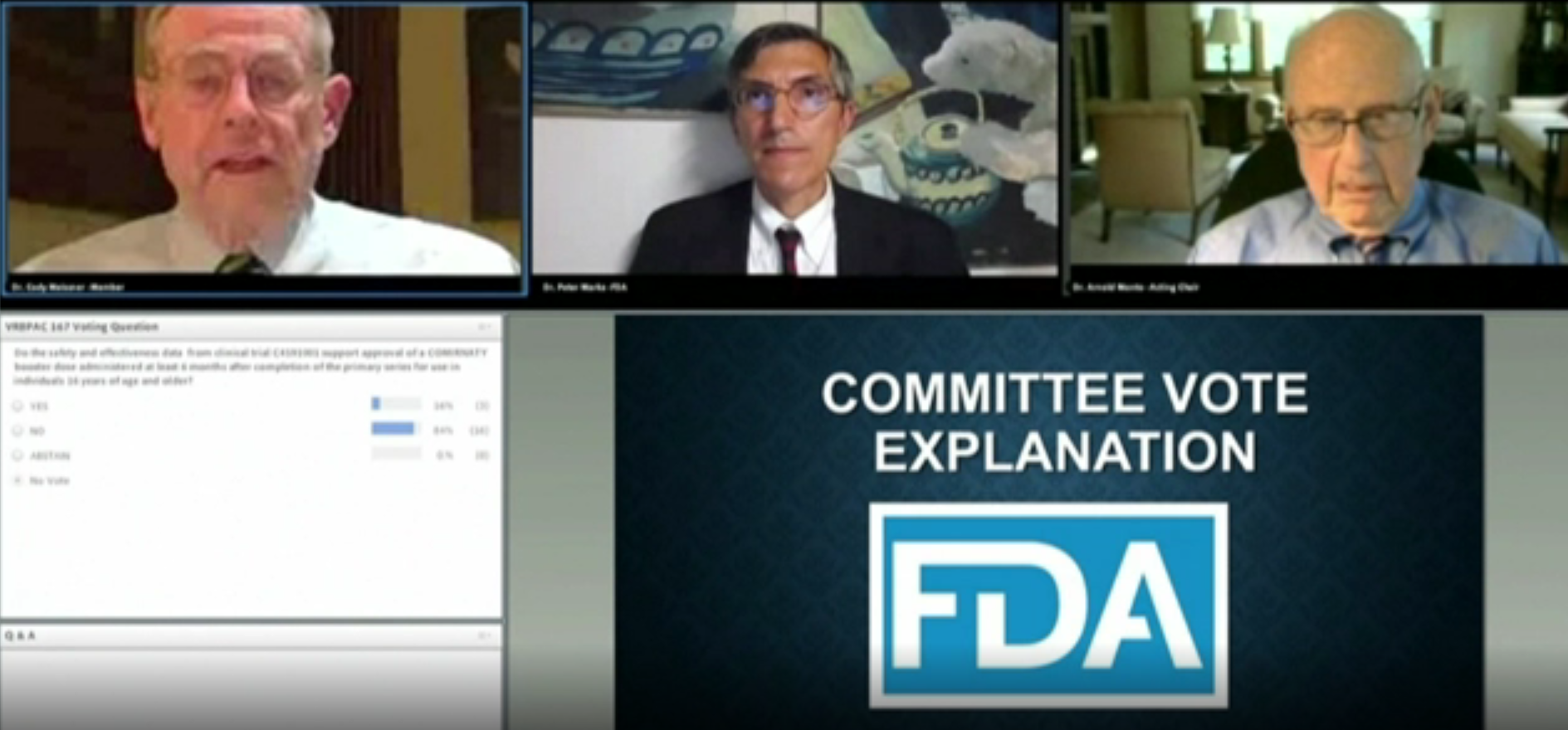 US Panel backs COVID-19 Boosters only for Elderly, High-risk
