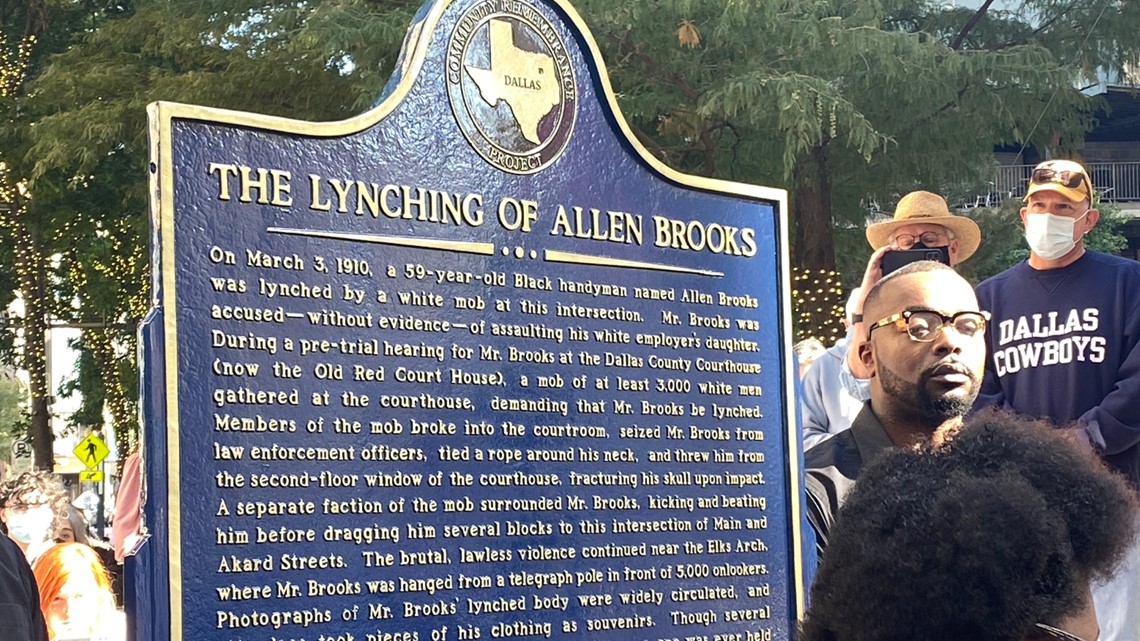 Dallas Man Lynched 111 Years Ago Receives Memorial