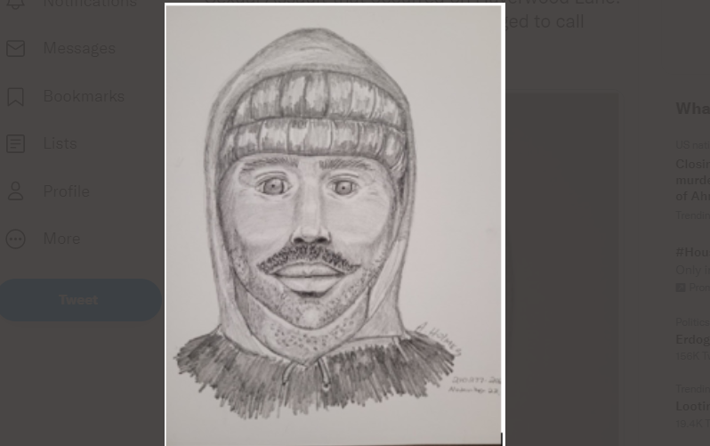 Dallas Police Release Sketch of Suspect in Sexual Assault of Woman at Katy Jackson Park