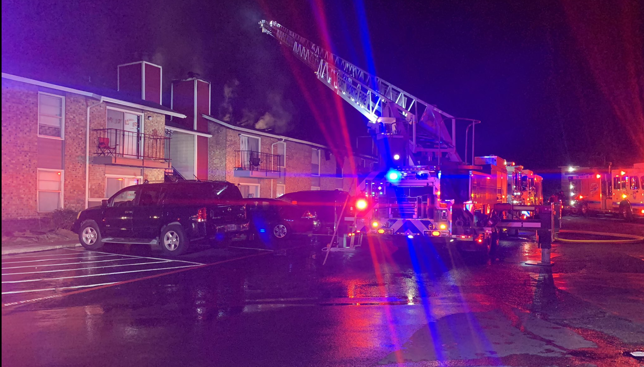 Apartment Fire Displaces Fort Worth Residents